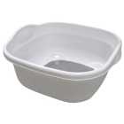 Addis Premium Soft Touch Washing Up Bowl, White / Grey