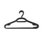 Pack of 8 Black Clothes Hangers