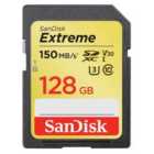 SanDisk 128GB Extreme V30 SD Card (SDXC) UHS-I U3 - 150MB/s