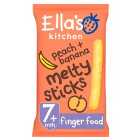 Ella's Kitchen Peach and Banana Melty Sticks Baby Snack 7+ Months 20g