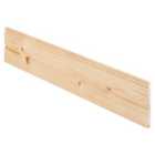 Spruce Tongue & groove Cladding (L)0.89m (W)95mm (T)7.5mm, Pack of 5