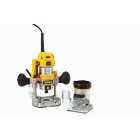 DEWALT D26240K-GB 1/4in Combination Plunge & Fixedbase Corded Router 230V - 900W