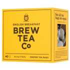Brew Tea Co English Breakfast Tea Bags 40 per pack