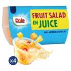 Dole Fruit Salad Cherry In Juice Fruits Snacks 4 x 113g