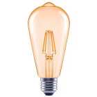Morrisons LED ST64 Filament 560 Lumens 5W Gold Es Light Bulb