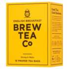 Brew Tea Co English Breakfast Tea Bags 15 per pack