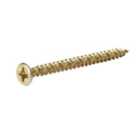 TurboDrive TX Double-countersunk Yellow-passivated Steel Wood screw (Dia)4mm (L)50mm, Pack of 500
