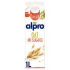 Alpro Oat Milk No Sugar Dairy Free Milk Alternative, 1litre