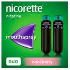Nicorette QuickMist Mouth Spray, Cool Berry, Duo,1 mg (Stop Smoking Aid) 2 per pack