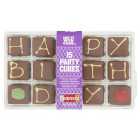 Say It With Cake.. Happy Birthday Celebration Cake Cubes Serves 15