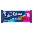 Blue Riband Milk Chocolate Caramel Wafer Biscuit Multipack 16 Pack 288g