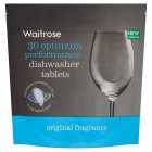 Waitrose Dishwasher 30 Tablets Original, 30s