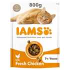 Iams For Vitality Senior 7+ Years With Fresh Chicken 800g