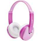 Groov-e Kids Wireless DJ Style Bluetooth Headphones - Pink