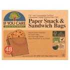 If You Care Paper Snack & Sandwich Bags, 48s