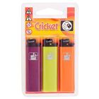 Cricket Child Resistant Lighters 3 per pack