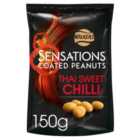 Walkers Sensations Thai Sweet Chilli Coated Sharing Peanuts 150g