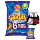 Walkers Wotsits Really Cheesy Multipack Snacks Crisps 6 x 16.5g