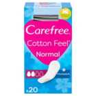 Carefree Cotton Fresh Scented Breathable Pantyliners 20 per pack