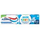 Aquafresh Kids Milk Teeth Fluoride Toothpaste For Ages 0-2 50ml
