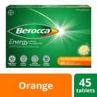 Berocca Orange Effervescent Energy Vitamin Tablets 45 per pack