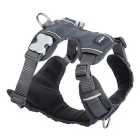 Red Dingo Cool Grey Padded Dog Harness