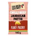 Island Delight Chilli Beef Jamaican Pattie 140g