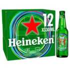 Heineken Premium Lager Beer Bottles 12 x 330ml