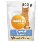 IAMS for Vitality Dental Care Cat Food with Fresh Chicken 800g