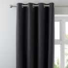 Jennings Charcoal Thermal Eyelet Curtains