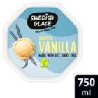 Swedish Glace Dairy Free Smooth Vanilla Vegan Ice Cream Tub 750ml