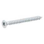 Diall Zinc-plated Carbon steel Screw (Dia)4mm (L)50mm, Pack of 20