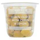 Waitrose Queen Green Olives and Cumin & Lemon, 180g