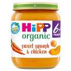 HiPP Organic Sweet Squash & Chicken Baby Food Jar 6+ Months 125g