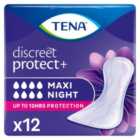 TENA Lady Maxi Night Incontinence Pads Duo 2 x 6 per pack