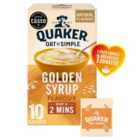 Quaker Oat So Simple Golden Syrup Porridge Sachets 360g
