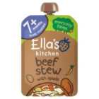 Ella's Kitchen Organic Beef Stew Baby Food Pouch 7+ Months 130g