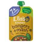 Ella's Kitchen Organic Bangers and Mash Baby Food Pouch 7+ Months 130g