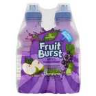Morrisons No Added Sugar Fruit Burst Apple & Blackcurrant Juice Drink 4 x 250ml