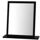 Ready Assembled Tedesca Dressing Table Mirror - Black