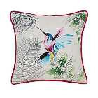 Hummingbird Pink Cushion