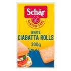 Schar Gluten-Free White Ciabatta Rolls 200g
