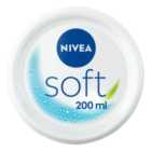 NIVEA Soft Moisturiser for Face Hands & Body 200ml