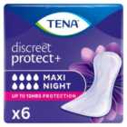 TENA Lady Maxi Night Incontinence Pads 6 per pack