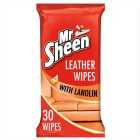 Mr Sheen Leather Wipes 30 per pack