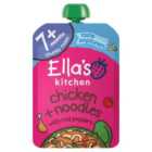 Ella's Kitchen Organic Chicken and Noodles Baby Food Pouch 7+ Months 130g