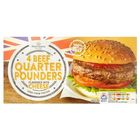 Morrisons Quarter Pound Beef Burger With Cheese 454g