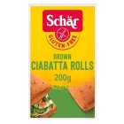 Schar Gluten-Free Brown Ciabatta Rolls 200g
