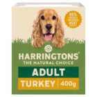 Harringtons Turkey with Potato & Vegetables Wet Dog Food Tray 400g
