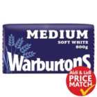 Warburtons Medium White Bread 800g